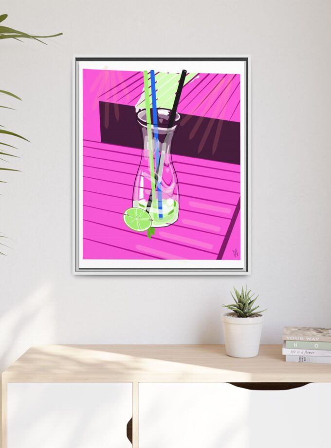 Mojito In Starigrad Canvas, Framed