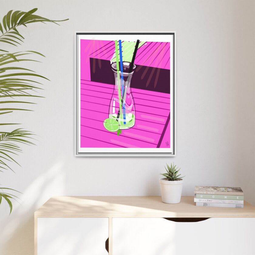Mojito In Starigrad Canvas, Framed - Image 71