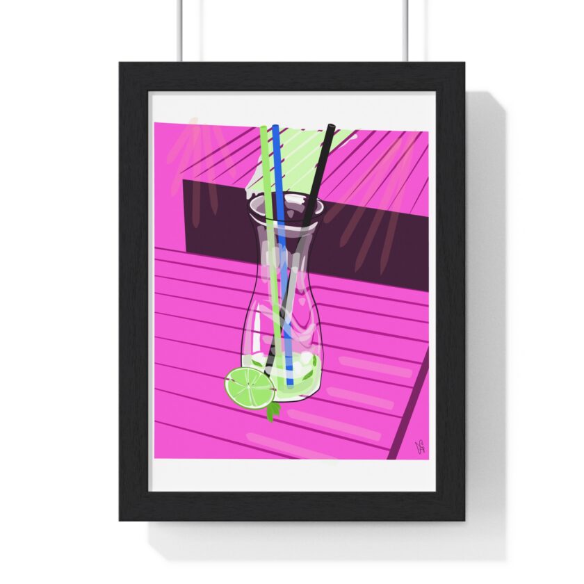 Mojito In Starigrad Poster, Framed - Image 13
