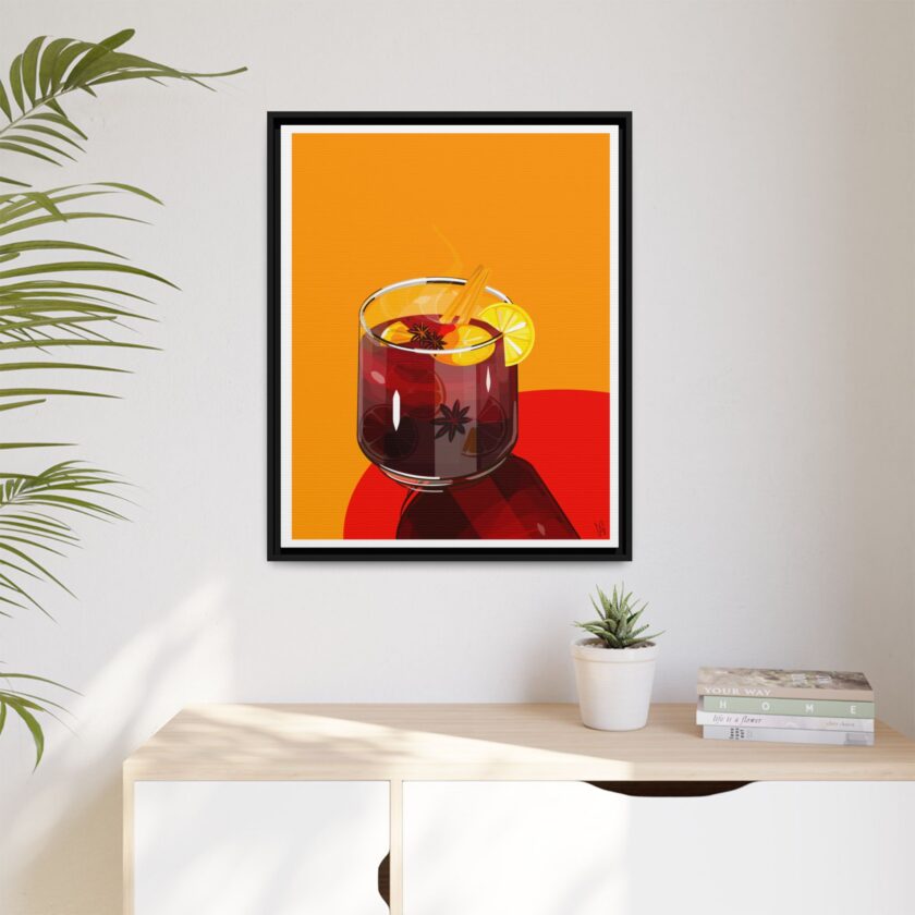 Mulled Wine Canvas, Framed - Image 63