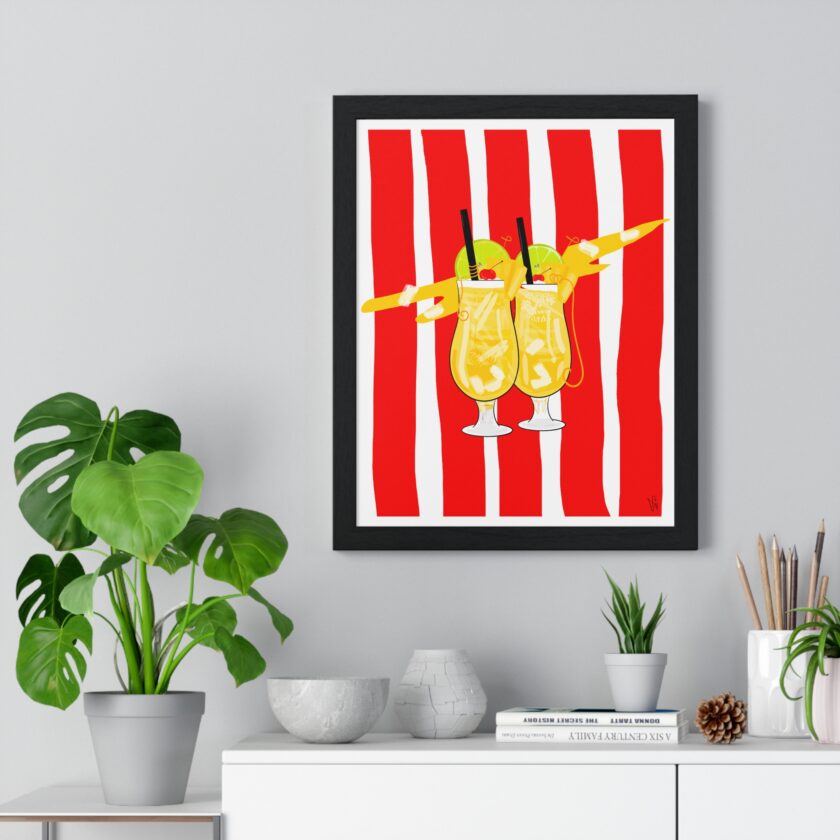 Pina Colada Poster, Framed - Image 2