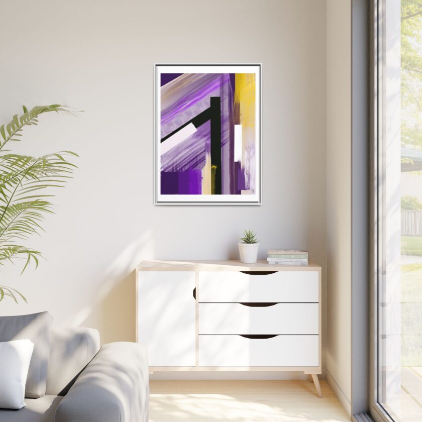 Lilac Canvas, Framed - Image 59