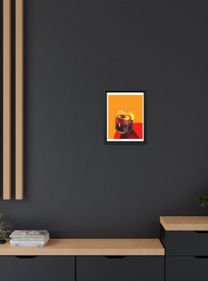 Mulled Wine Canvas, Framed