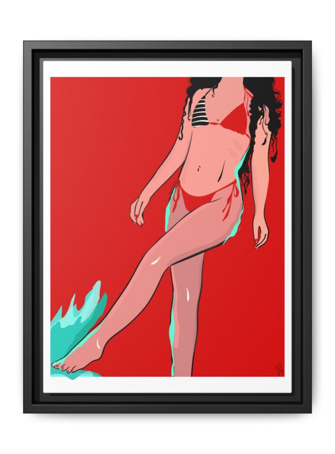 Budva Canvas, Framed