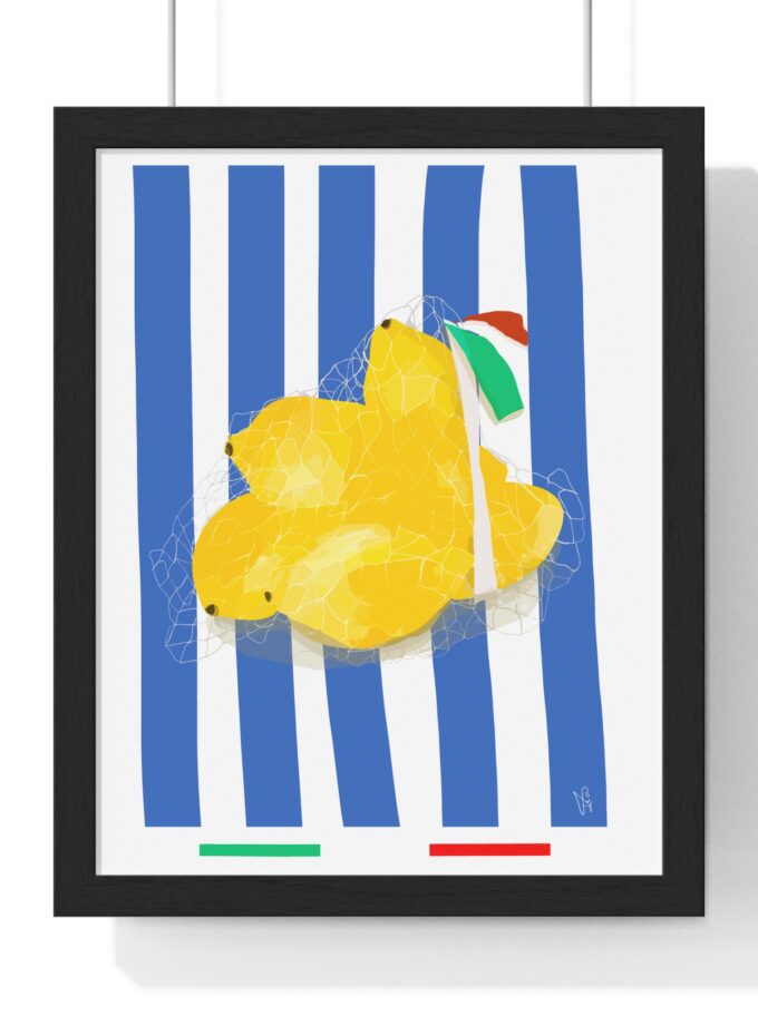 When Life Gives You Lemons Poster, Framed