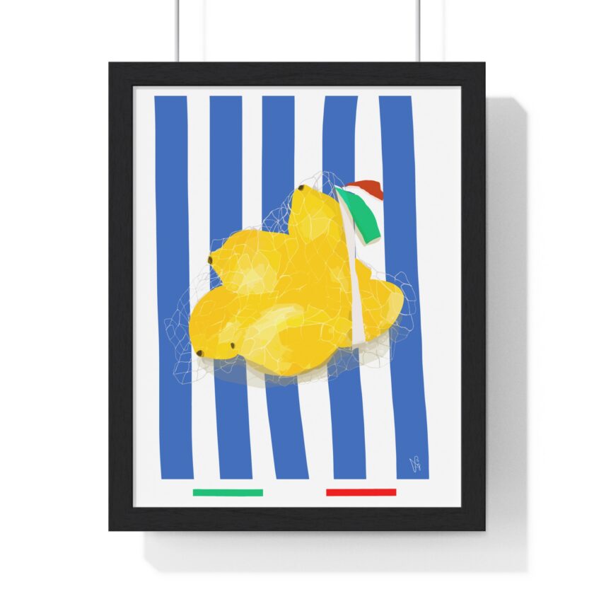 When Life Gives You Lemons Poster, Framed