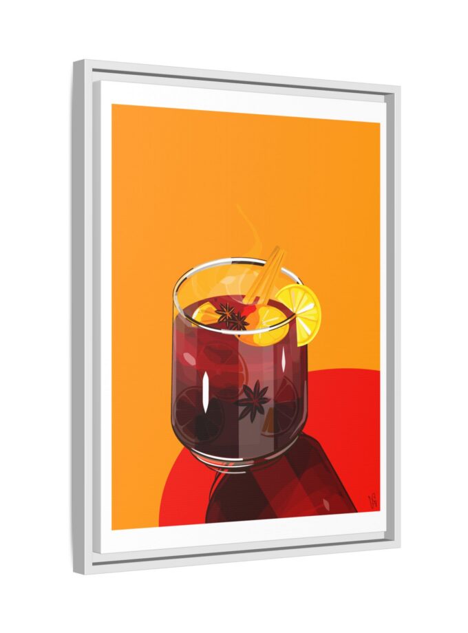 Mulled Wine Canvas, Framed