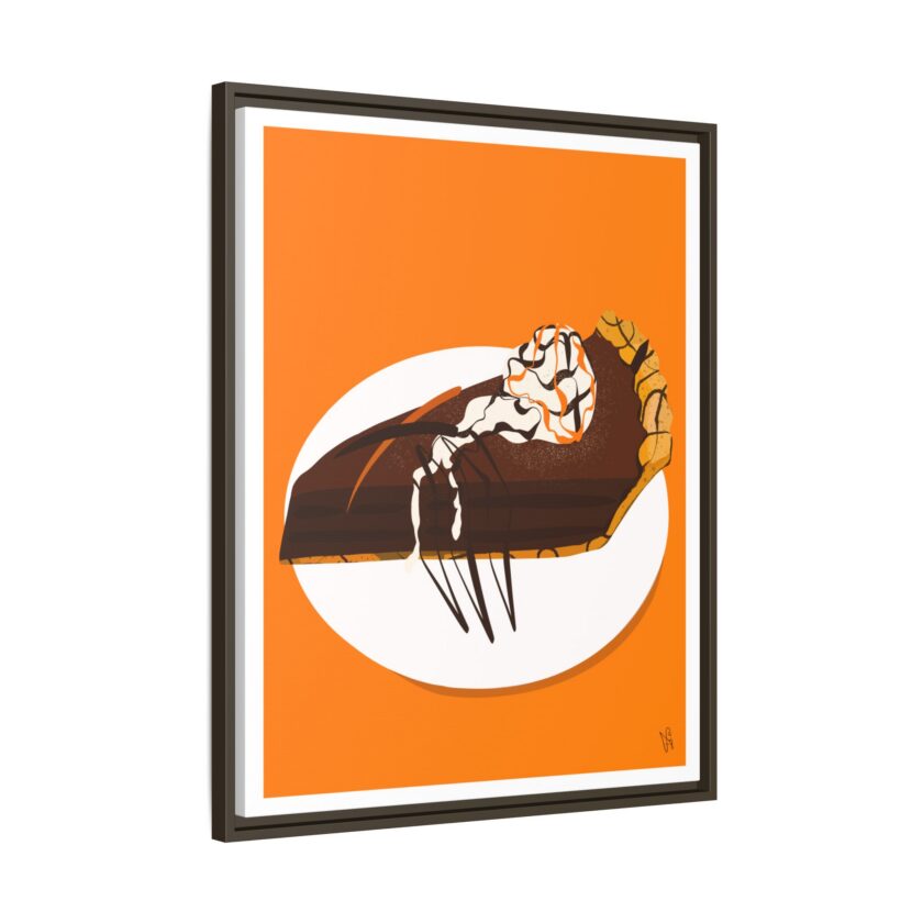 Chocolate Pie Canvas, Framed - Image 66