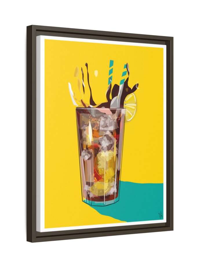 Splash Canvas, Framed