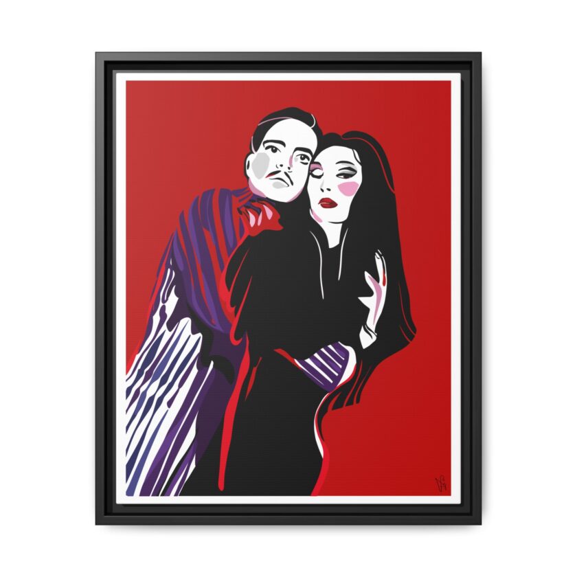 90' Bloody Halloween Canvas, Framed - Image 9