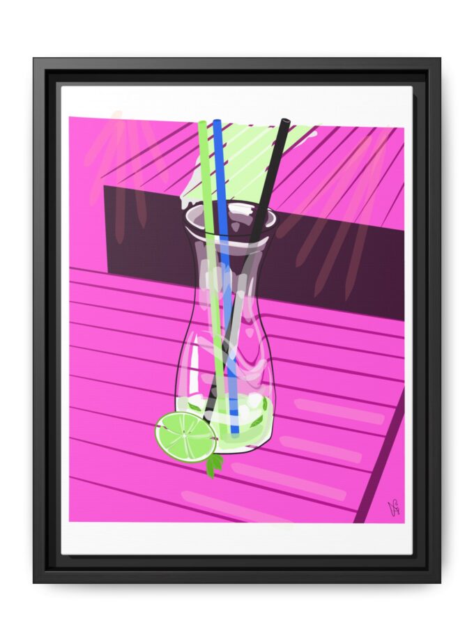 Mojito In Starigrad Canvas, Framed