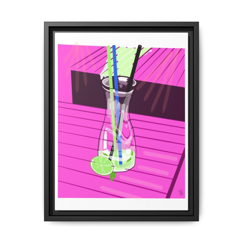 Mojito In Starigrad Canvas, Framed - Image 5