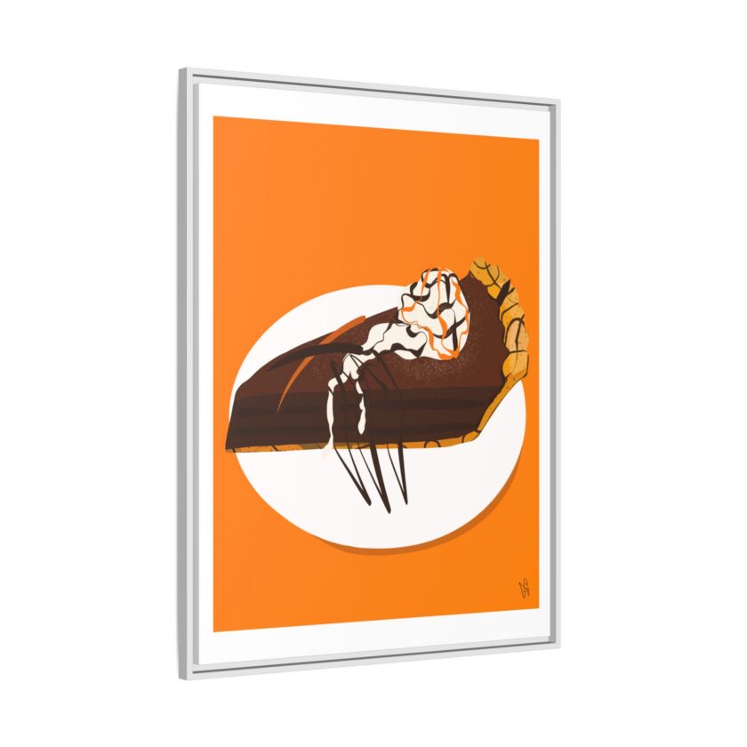 Chocolate Pie Canvas, Framed - Image 58