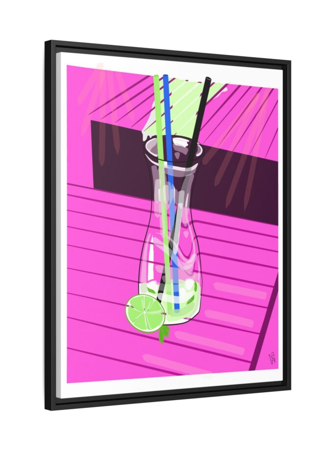 Mojito In Starigrad Canvas, Framed