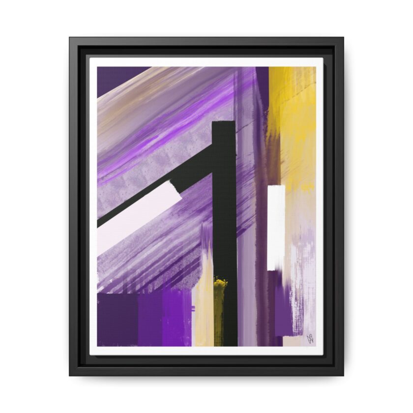 Lilac Canvas, Framed