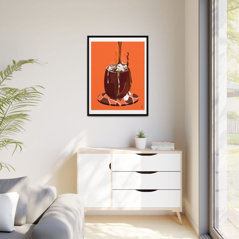Hot Chocolate Canvas, Framed - Image 19