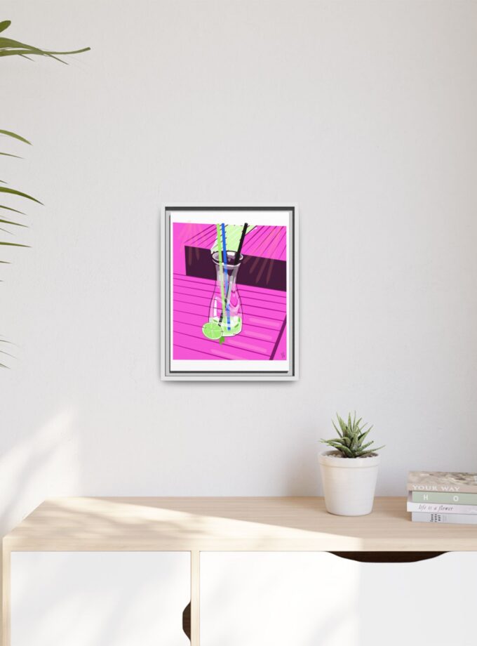 Mojito In Starigrad Canvas, Framed