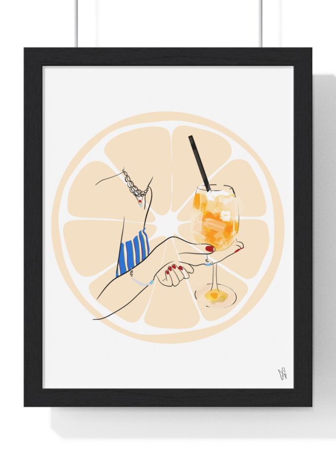 Mimosa in Dubrovnik Poster, Framed