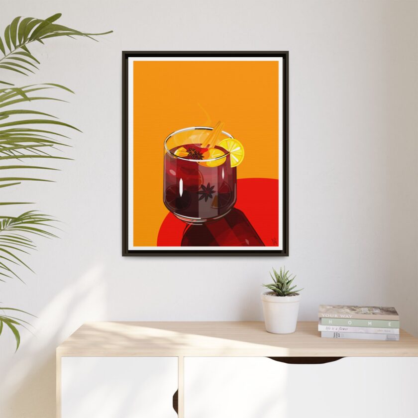 Mulled Wine Canvas, Framed - Image 67