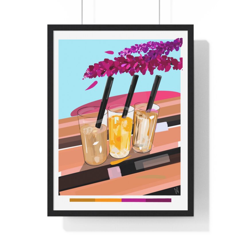 Under The Bugenvilija Poster, Framed - Image 7