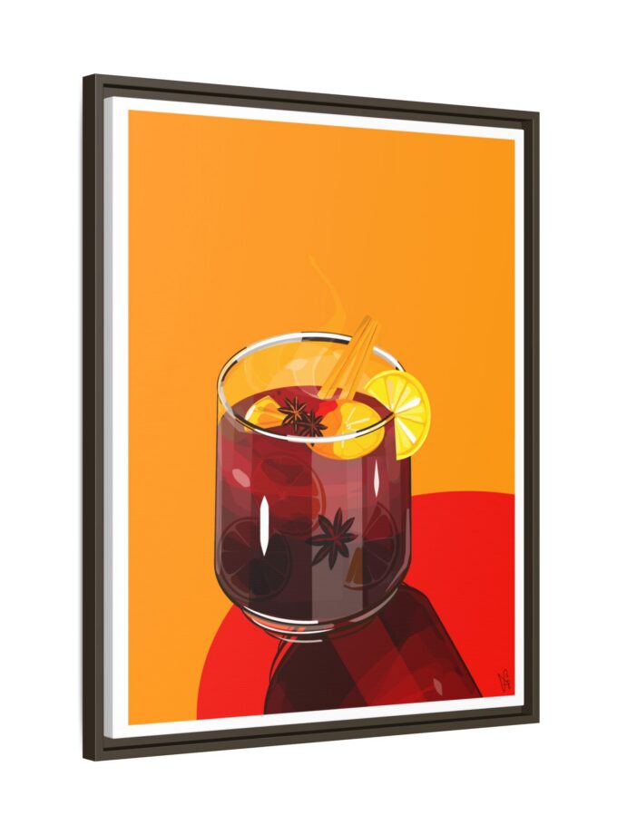 Mulled Wine Canvas, Framed