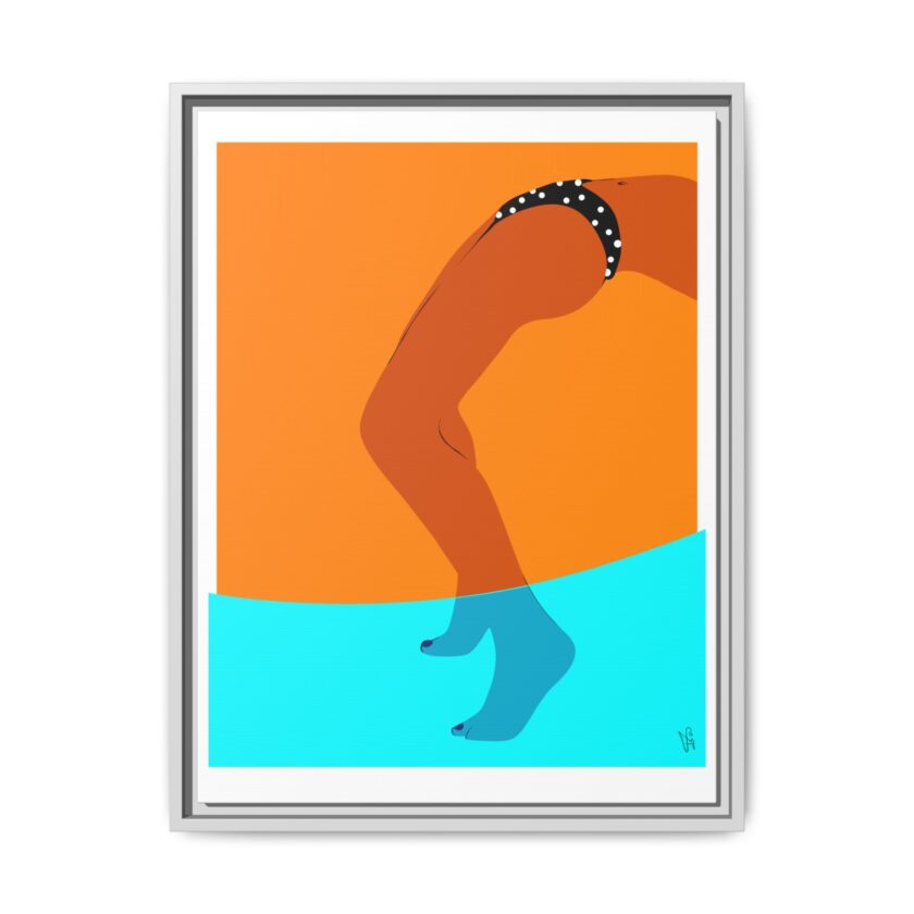 Pool Bridge Canvas, Framed - Image 49
