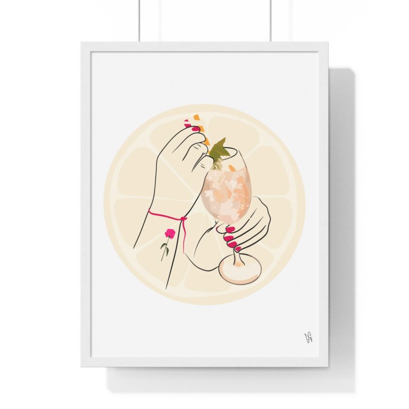 A Toast To Friendship Poster, Framed - Image 10
