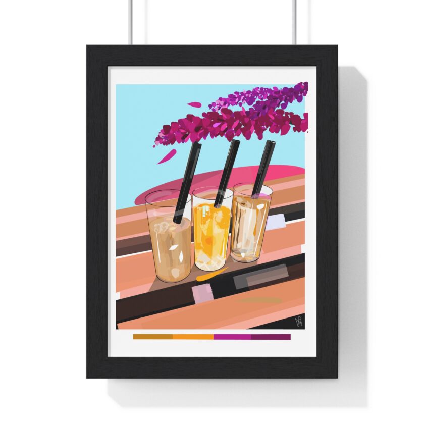 Under The Bugenvilija Poster, Framed - Image 13