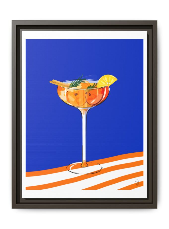 Apple Cider Canvas, Framed