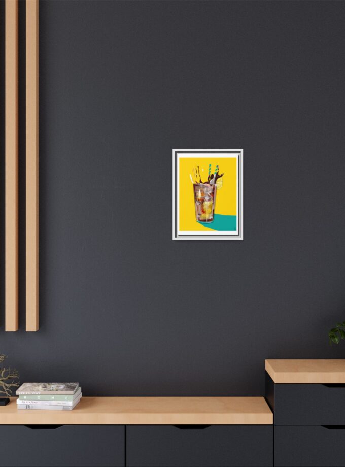 Splash Canvas, Framed