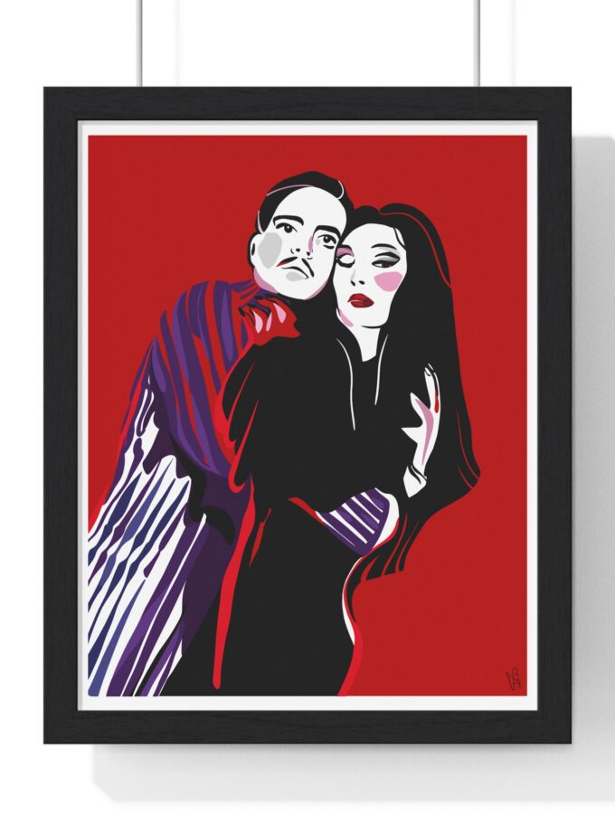 90' Bloody Halloween Poster, Framed