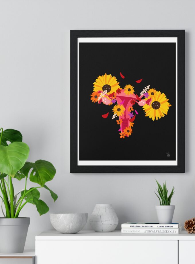 Nature Is Healing Poster, Framed