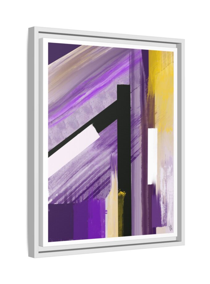 Lilac Canvas, Framed