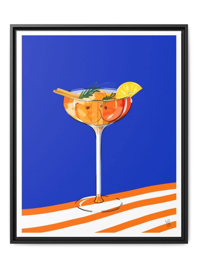 Apple Cider Canvas, Framed