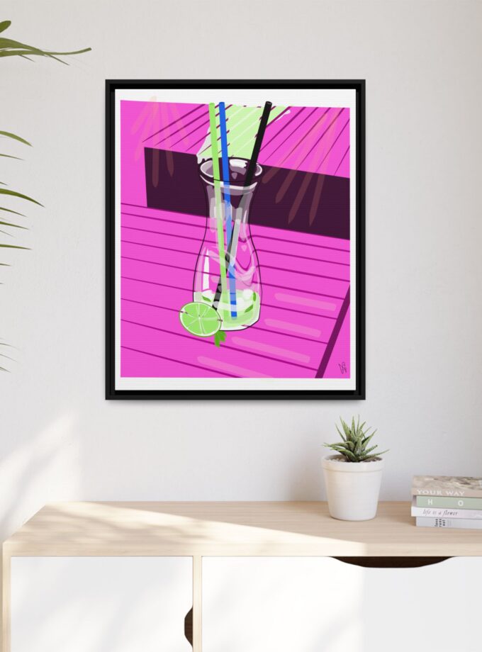 Mojito In Starigrad Canvas, Framed