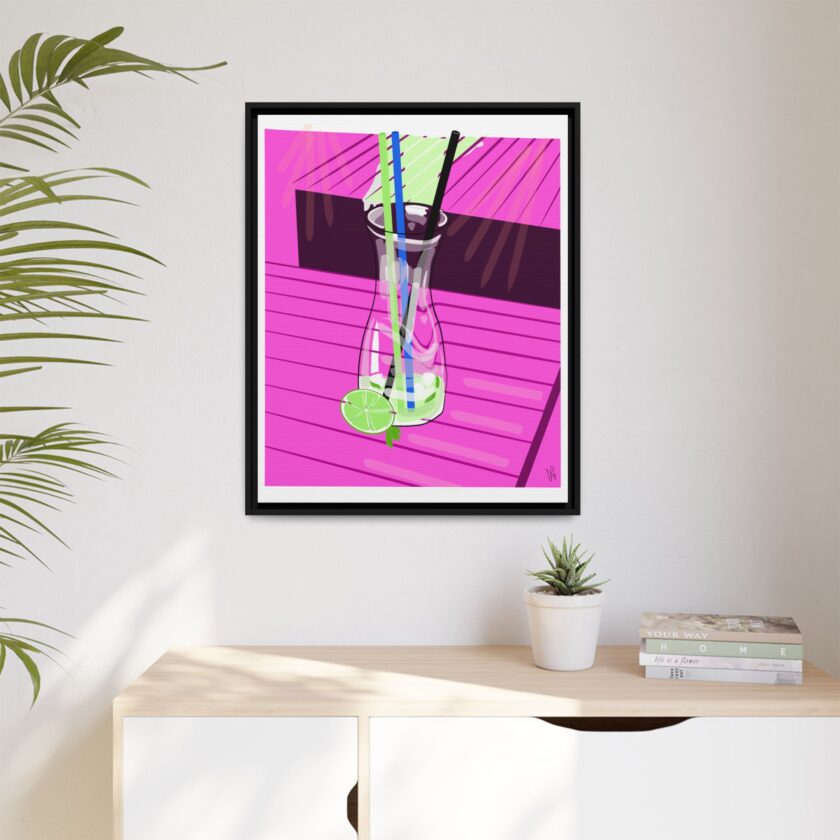 Mojito In Starigrad Canvas, Framed - Image 63