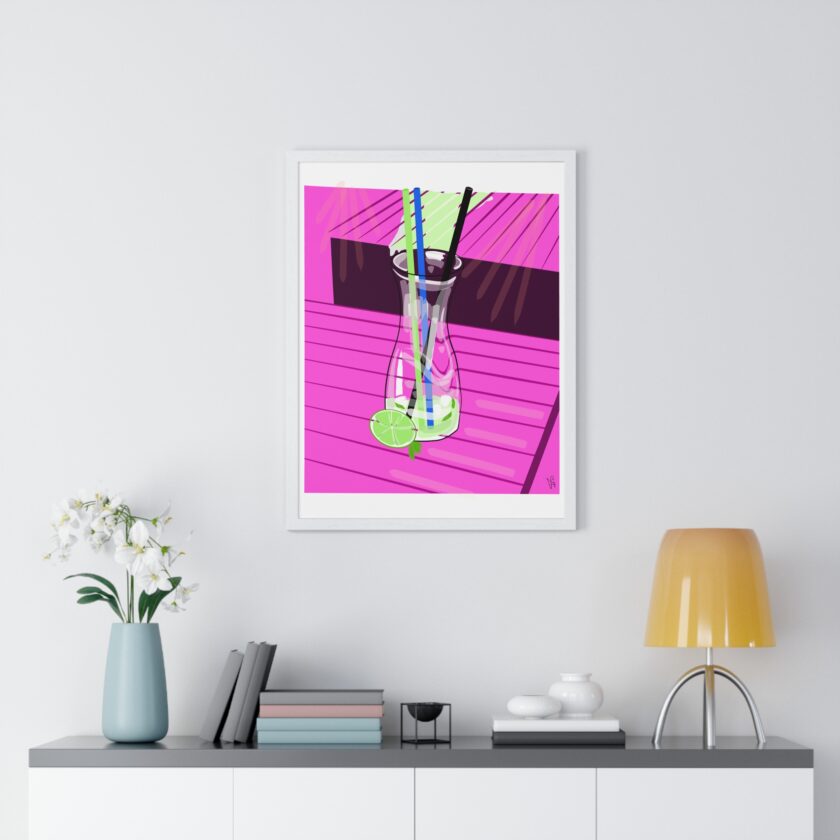 Mojito In Starigrad Poster, Framed - Image 11