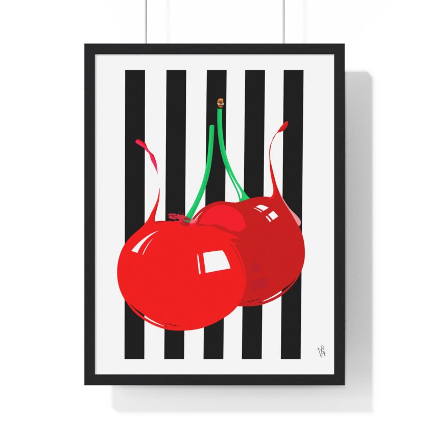 Cherries Poster, Framed - Image 7