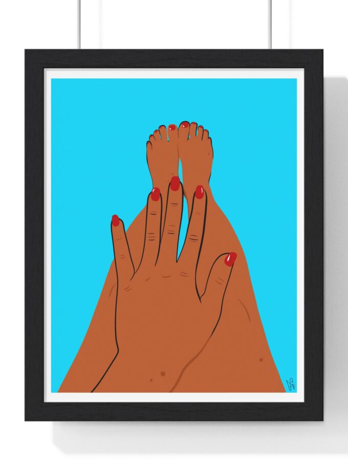 Sky Polish Poster, Framed