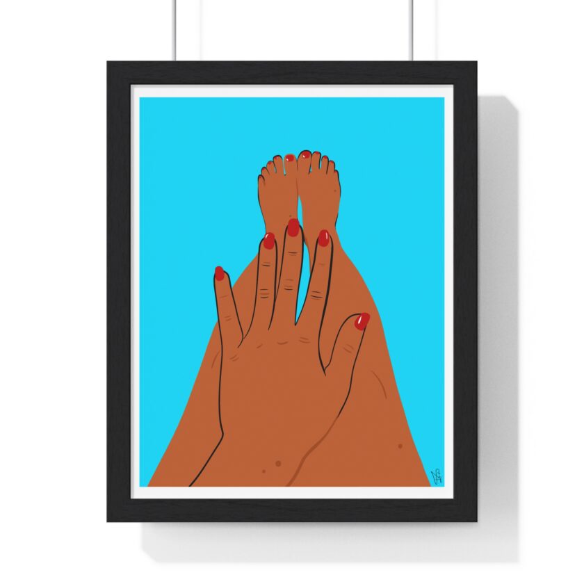 Sky Polish Poster, Framed