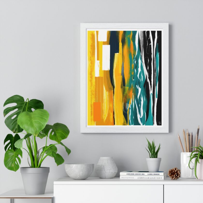 Midnight Swim Poster, Framed - Image 5