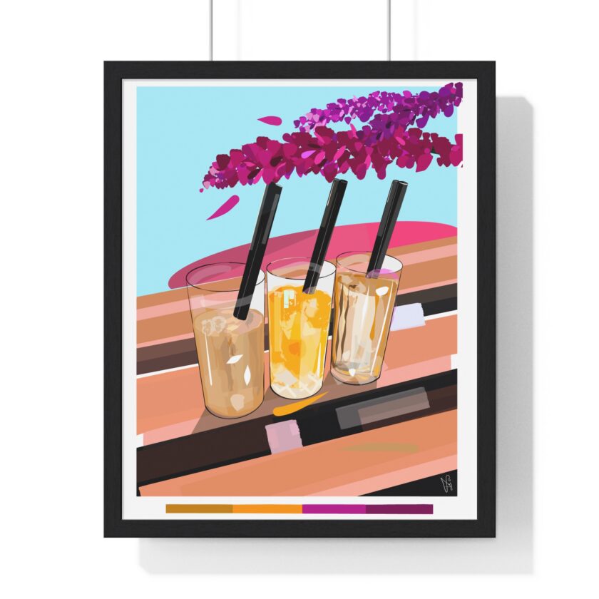 Under The Bugenvilija Poster, Framed - Image 19