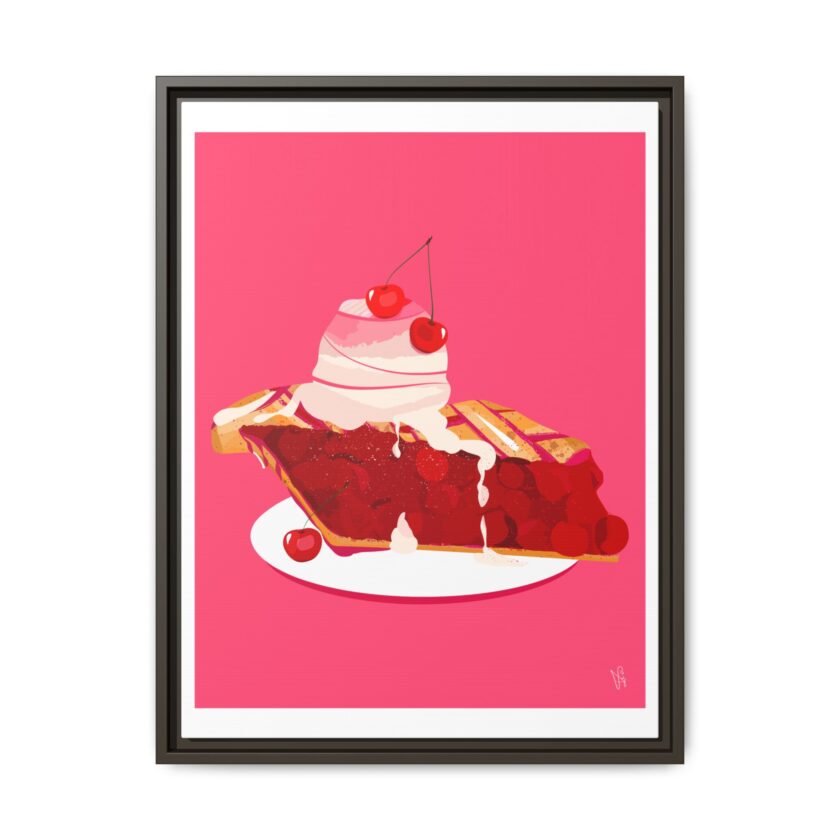 Cherry Pie Canvas, Framed - Image 45