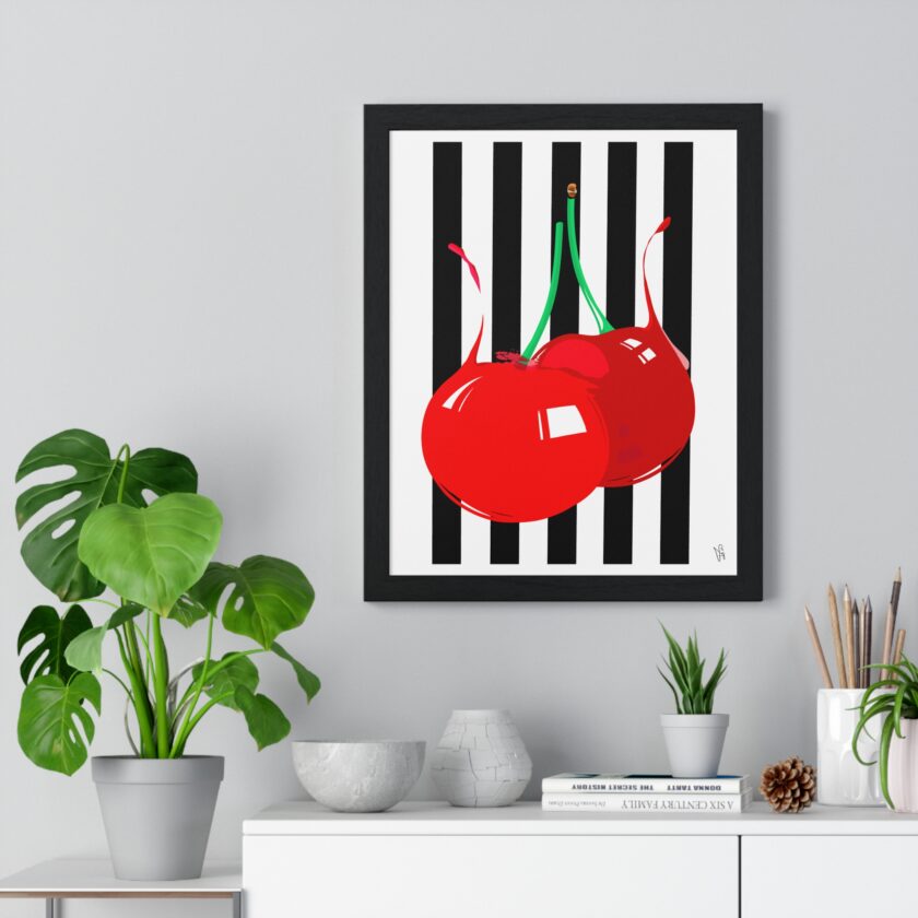 Cherries Poster, Framed - Image 2