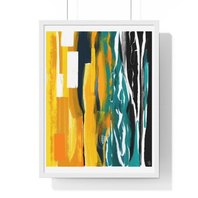 Midnight Swim Poster, Framed - Image 10