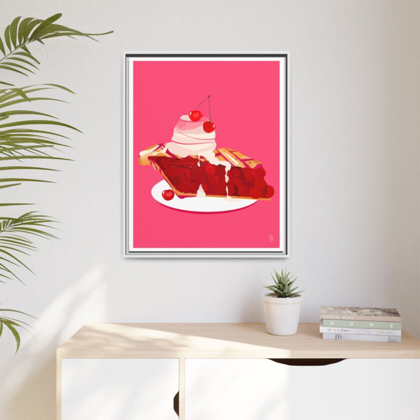 Cherry Pie Canvas, Framed - Image 71