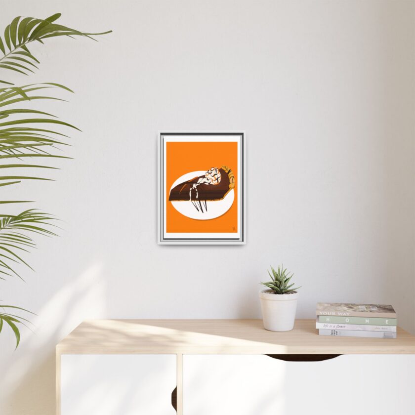 Chocolate Pie Canvas, Framed - Image 35