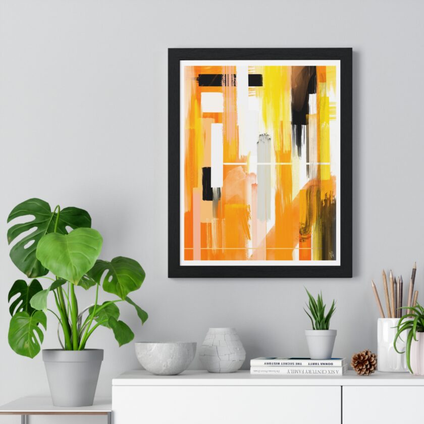 Liquid Gold Poster, Framed - Image 2