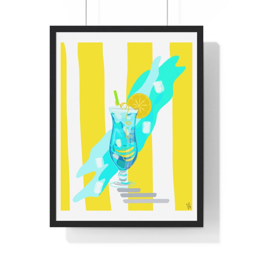 Blue Lagoon Poster, Framed - Image 7