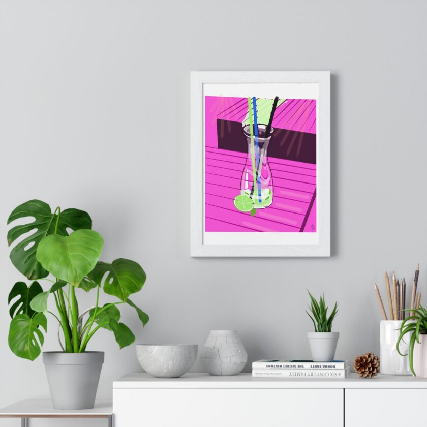 Mojito In Starigrad Poster, Framed - Image 17
